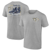 NHL Nashville Predators Glory Skates T-Shirt - Heather Gray