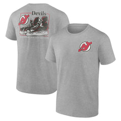 NHL New Jersey Devils Glory Skates T-Shirt - Heather Gray