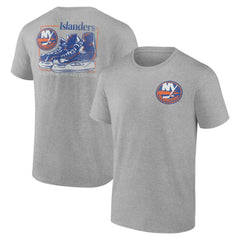 NHL New York Islanders Glory Skates T-Shirt - Heather Gray