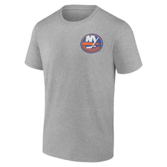 NHL New York Islanders Glory Skates T-Shirt - Heather Gray