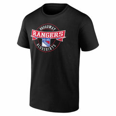 NHL New York Rangers Honor Circle T-Shirt - Black