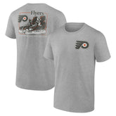 NHL Philadelphia Flyers Glory Skates T-Shirt - Heather Gray