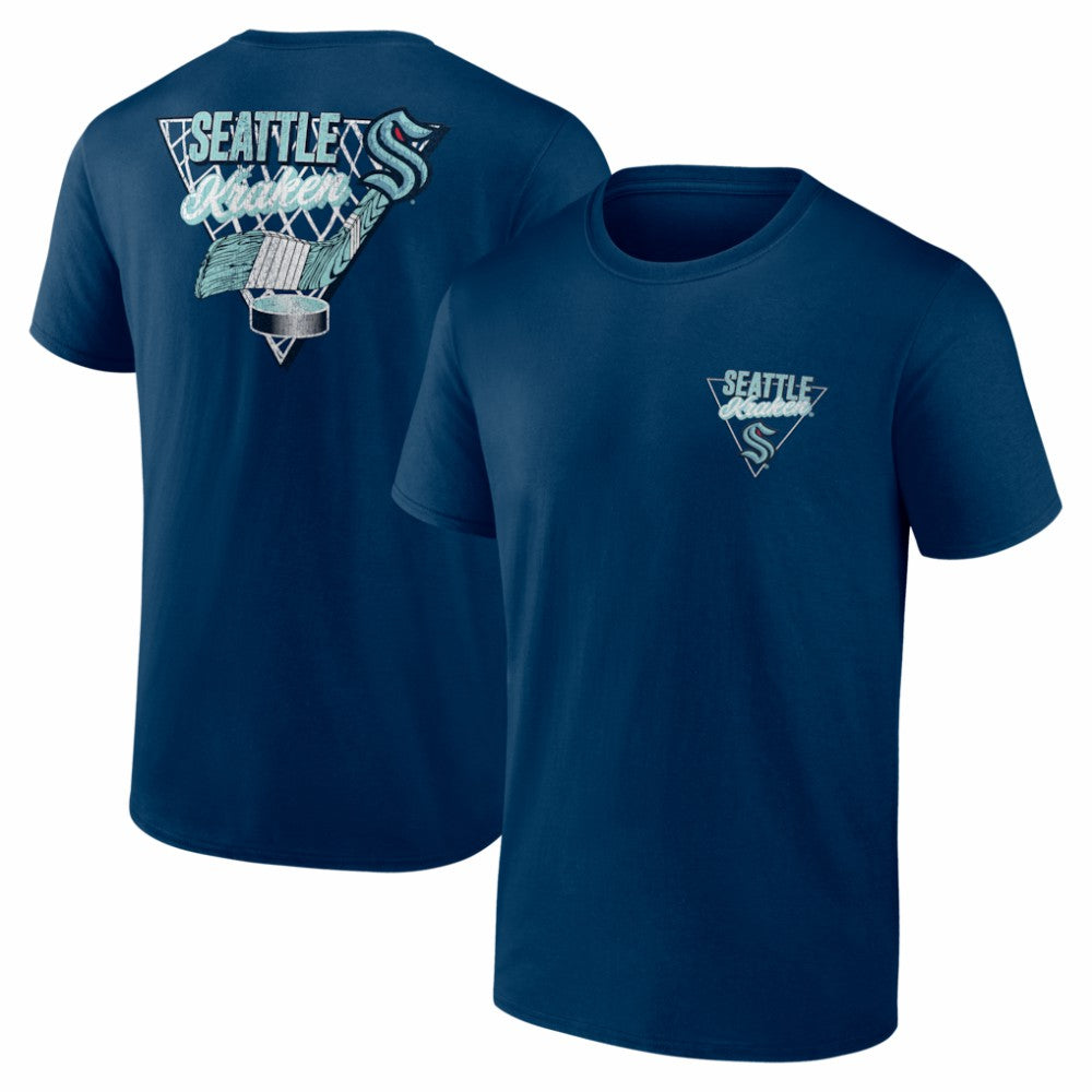 NHL Seattle Kraken Net Slap T-Shirt - Deep Sea Blue
