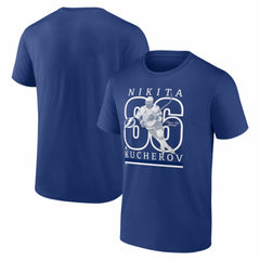 NHL Nikita Kucherov Tampa Bay Lightning Player Show T-Shirt - Blue