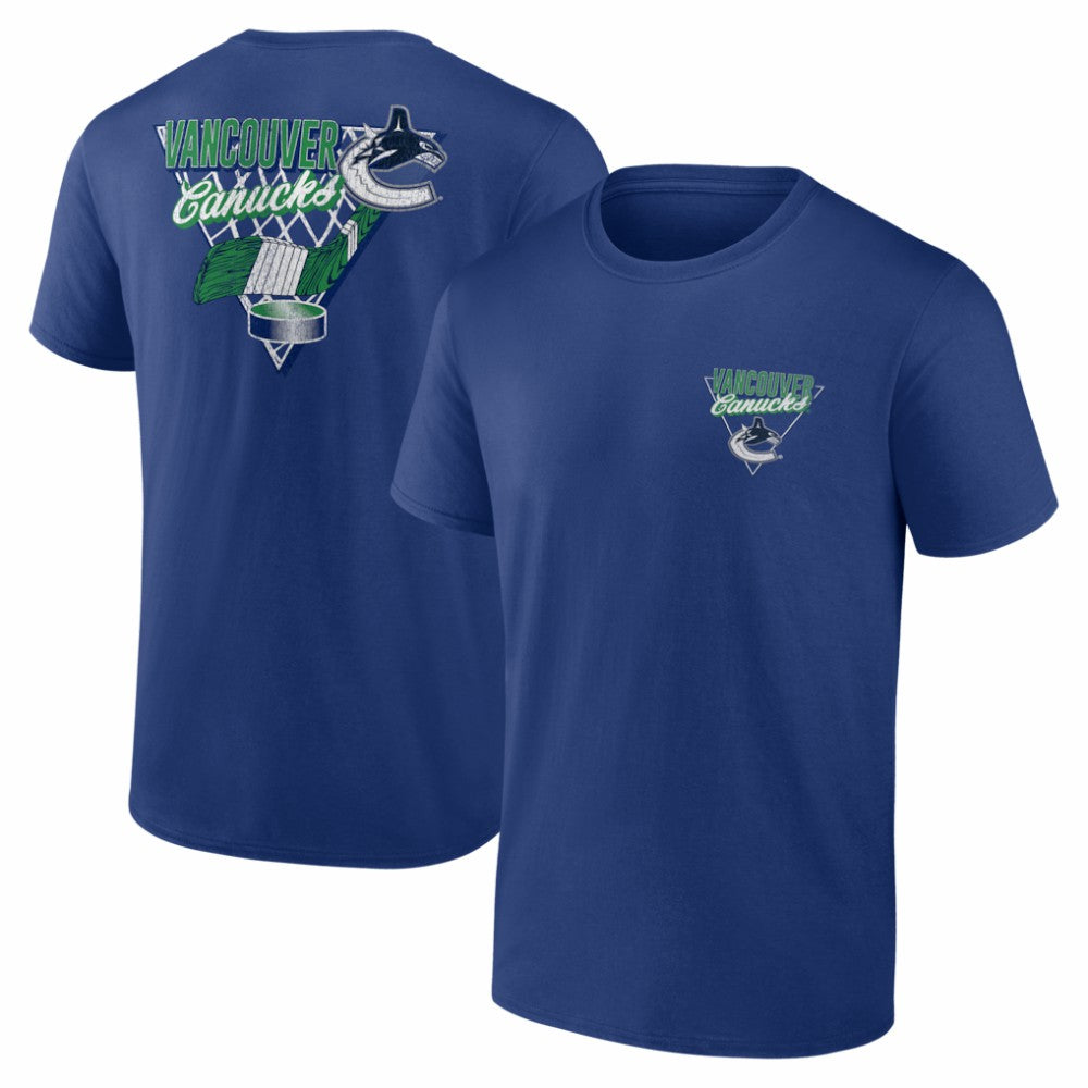 NHL Vancouver Canucks Net Slap T-Shirt - Blue