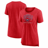 NHL Washington Capitals Women's Reign Supreme Tri-Blend T-Shirt - Red
