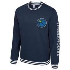 Minnesota Timberwolves Stadium Essentials Unisex Half-Time 2 Pullover Sweatshirt Navy