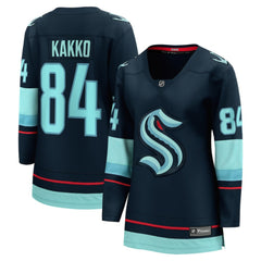 NHL Kaapo Kakko Seattle Kraken Fanatics Women's Home Breakaway Player Jersey - Deep Sea Blue