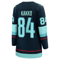 NHL Kaapo Kakko Seattle Kraken Fanatics Women's Home Breakaway Player Jersey - Deep Sea Blue