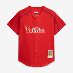 MLB Ryan Howard Philadelphia Phillies Mitchell & Ness Cooperstown Collection Batting Practice Jersey?¨C Red