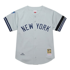 MLB Derek Jeter New York Yankees Mitchell & Ness Cooperstown Collection 2000 World Series Authentic Jersey - Gray
