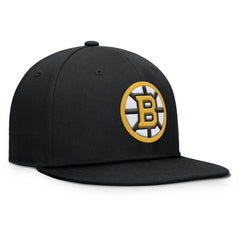 NHL Boston Bruins Fanatics Primary Logo Snapback Hat - Black
