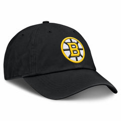 NHL Boston Bruins Fanatics Women's Core Logo Adjustable Hat - Black