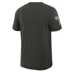 Dallas Cowboys 2025 Salute to Service Sideline Slub Dri-FIT T-Shirt Forest Green