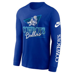 Dallas Cowboys Rewind Long Sleeve T-Shirt Royal
