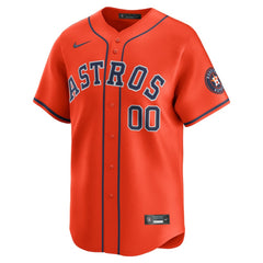 MLB Houston Astros Nike Alternate Limited Custom Jersey - Orange
