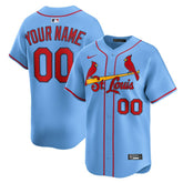 MLB St. Louis Cardinals Nike Alternate Limited Custom Jersey - Light Blue