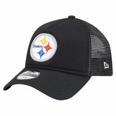 Pittsburgh Steelers New Era Preschool Main A-Frame 9FORTY Adjustable Hat Black