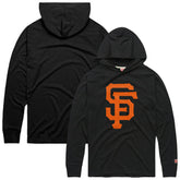 San Francisco Giants Homage Lightweight Raglan Tri-Blend Pullover Hoodie - Charcoal Hoodies