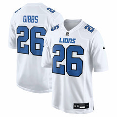 Jahmyr Gibbs Detroit Lions Tundra Fashion Game Jersey White