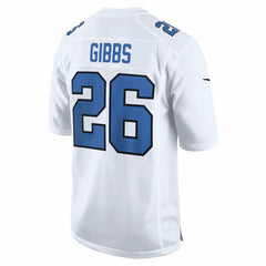 Jahmyr Gibbs Detroit Lions Tundra Fashion Game Jersey White