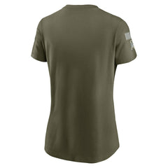 Miami Dolphins Women's 2025 Salute to Service Sideline T-Shirt Olive