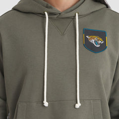 Jacksonville Jaguars Women's 2025 Salute to Service Sideline Standard Issue Dri-FIT Hoodie Olive