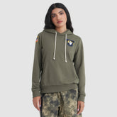 Los Angeles Rams Women's 2025 Salute to Service Sideline Standard Issue Dri-FIT Hoodie Olive