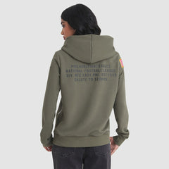 Philadelphia Eagles Women's 2025 Salute to Service Sideline Standard Issue Dri-FIT Hoodie Olive