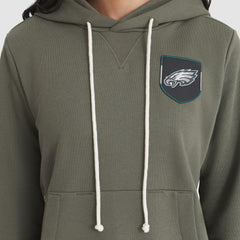 Philadelphia Eagles Women's 2025 Salute to Service Sideline Standard Issue Dri-FIT Hoodie Olive