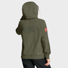 New York Jets Women's 2025 Salute to Service Sideline Standard Issue Dri-FIT Hoodie Olive