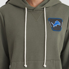 Detroit Lions Women's 2025 Salute to Service Sideline Standard Issue Dri-FIT Hoodie Olive