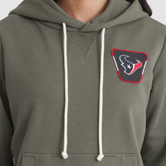 Houston Texans Women's 2025 Salute to Service Sideline Standard Issue Dri-FIT Hoodie Olive