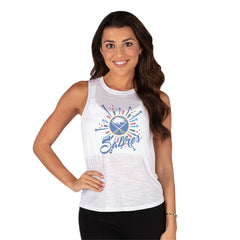 NHL Buffalo Sabres Concepts Sport Women's Infuse Knit Tank Top - White