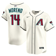 MLB Gabriel Moreno Arizona Diamondbacks Nike Home Limited Player Jersey - Cream