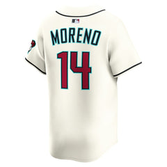 MLB Gabriel Moreno Arizona Diamondbacks Nike Home Limited Player Jersey - Cream