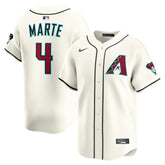 MLB Ketel Marte Arizona Diamondbacks Nike Home Limited Player Jersey - Cream