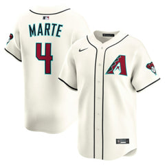 MLB Ketel Marte Arizona Diamondbacks Nike Home Limited Player Jersey - Cream