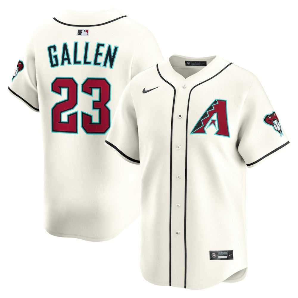 MLB Zac Gallen Arizona Diamondbacks Nike Home Limited Player Jersey - Cream