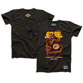 Los Angeles Lakers NBALab x Hyperfly Unisex Year of the Snake Lunar New Year Collection T-Shirt Heather Black