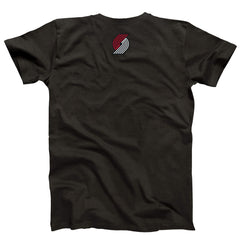 Portland Trail Blazers NBALab x Hyperfly Unisex Year of the Snake Lunar New Year Collection T-Shirt Heather Black
