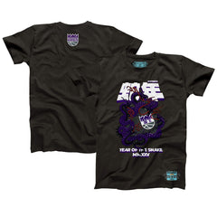 Sacramento Kings NBALab x Hyperfly Unisex Year of the Snake Lunar New Year Collection T-Shirt Heather Black