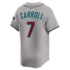 MLB Corbin Carroll Arizona Diamondbacks Nike Road Limited Player Jersey - Gray