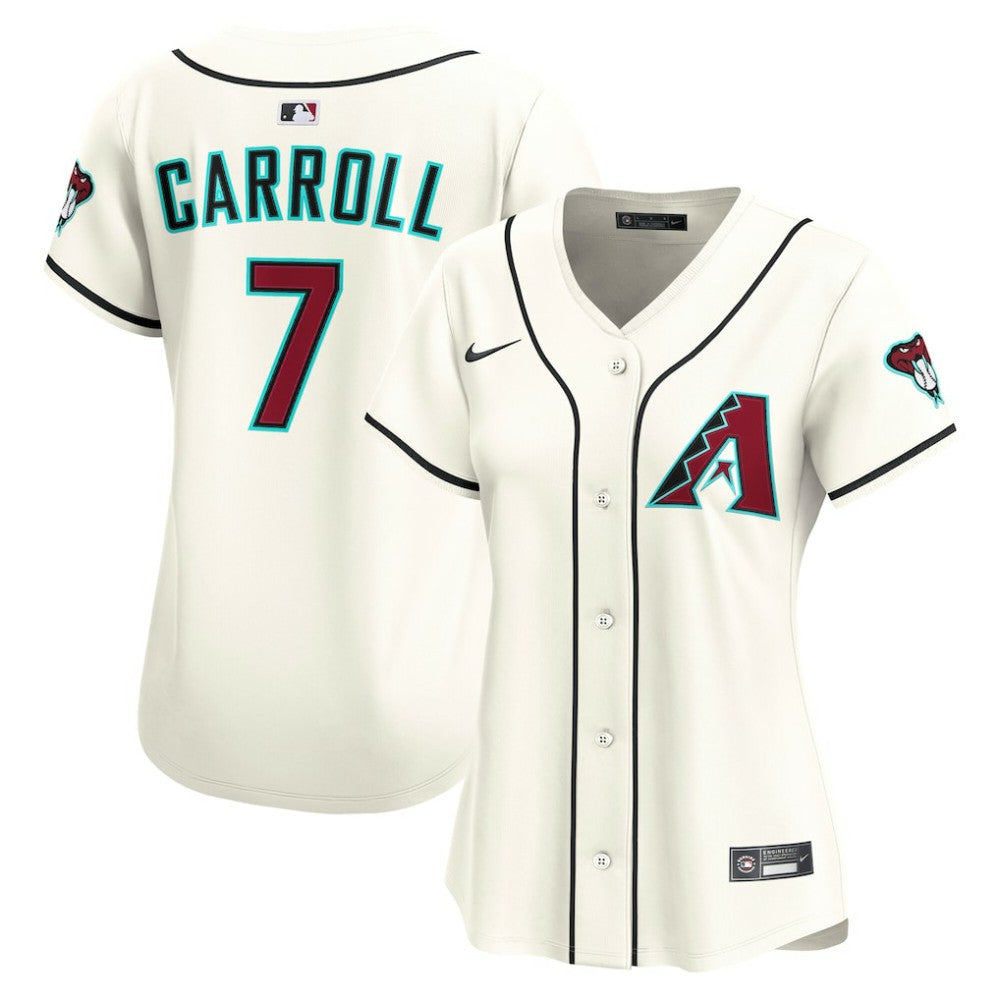 MLB Corbin Carroll Arizona Diamondbacks Nike Women's Home Limited Player Jersey - Cream