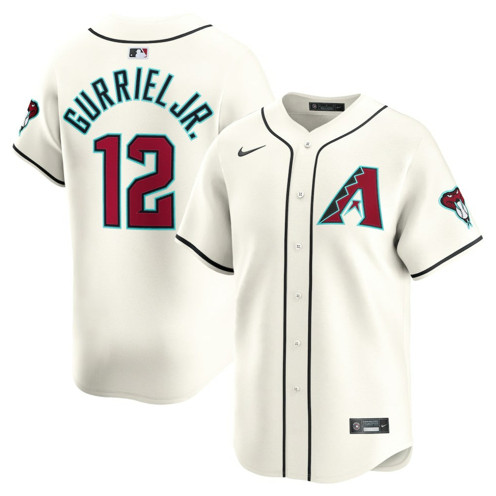 MLB Lourdes Gurriel Jr. Arizona Diamondbacks Nike Home Limited Player Jersey - Cream