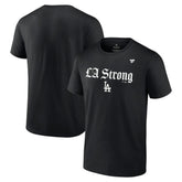 Los Angeles Dodgers Fanatics Unisex LA Strong T-Shirt - Black T-shirts
