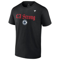 LA Clippers Unisex LA Strong T-Shirt Black