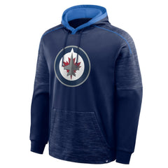 NHL Winnipeg Jets Fanatics Goaltender Defender Pullover Hoodie - Navy