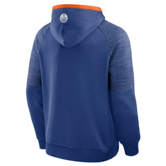 NHL Edmonton Oilers Fanatics Goaltender Defender Pullover Hoodie - Royal