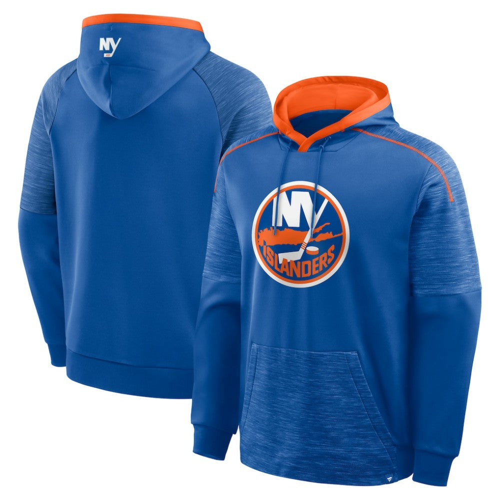 NHL New York Islanders Fanatics Goaltender Defender Pullover Hoodie - Royal